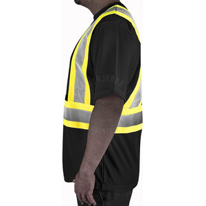 Chemise de travail en tissu extensible léger, vêtements de sécurité avec design multi-poches, matière confortable, adaptée à toutes les conditions - Product Image 5