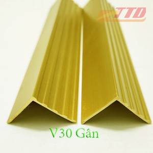 Durable Grooved V Brass Trim for High Traffic Areas Anti-Slip <b>Tile</b> <b>Accessory</b> That Enhances Safety and Style - Product Image 3