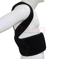 Sangle de soutien du haut du dos réglable en néoprène ceinture universelle correcteur de Posture pour hommes femmes épaule lombaire pour adultes