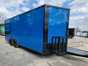 Conteneur de cuisine mobile moderne et minimaliste 8x16 avec cuisine intégrée et espace de préparation électrique intégré pour utilisation en extérieur - Product Image 2