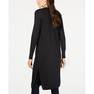 Cardigan Corto da Donna Thalia Sodi XX-Large in Lurex Nero con Stampa Floreale in Lana, Casual con Bottoni Decorativi per l'Autunno - Product Image 2