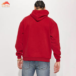 Street Style Custom Men Hoodies Blank Plain Bulk Winter Men's Trending Pullover Bordado Hoodies - Product Image 2