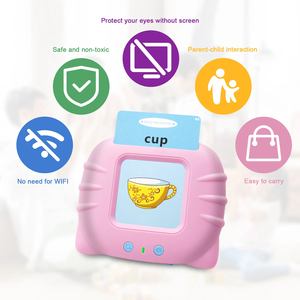 Educazione precoce parlante Flash card lettore vocabolario giocattolo, inglese, Mini dispositivo di apprendimento tascabile per i bambini - Product Image 2