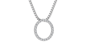 Conjunto de collar y pendientes de diamantes redondos personalizables, joyería fina para fiesta de Mantra Diamond - Product Image 3