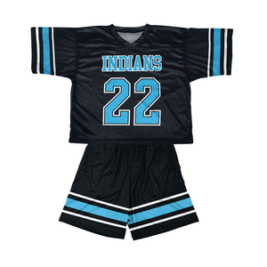 Uniforme de football américain Tissu polyester de haute qualité maillot de crosse imprimé avec logo Sublimation lacrosse Pinnies - Product Image 5