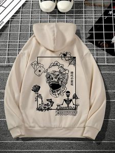 เสื้อฮู้ดแบบสวมศีรษะพิมพ์ลายสำหรับผู้ชายเสื้อสวมหัวพิมพ์ลายตัวตลกโอเวอร์ไซส์แบบลำลอง2025 - Product Image 6