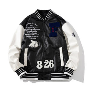Hot Selling Varsity <b>Jackets</b> Starter Embroidered <b>Men</b> Bomber Letterman Baseball <b>Jackets</b> - Product Image 6