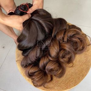 Plus haute qualité ondulée personnaliser les couleurs extensions de cheveux humains vietnamiens avec prix de gros paquet 2025 - Product Image 3