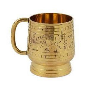 Tasse en laiton de conception standard pour la meilleure conception de table de vin de bière tasse à boire en or naturel fait maison - Product Image 1