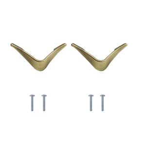 Bouton de porte moderne couleur or et noir métal laiton bouton de tiroir cuisine et salon armoire tiroir - Product Image 2