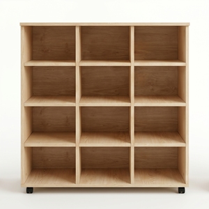 High Quality ARSU Modern Colorful Modular Manual School Storage <b>Locker</b> NFPA 1 Standard 12 Compartments Melamine Chipboard - Product Image 4