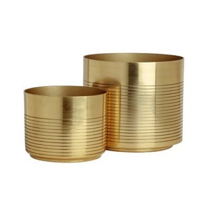 <b>Flowers</b> Gold <b>Flower</b> <b>Pot</b> Decorative Vase Made by 'Decor World' With High Quality Planter Plant <b>Pot</b> - Product Image 3