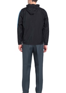 Streetwear personnalisé léger 100% vestes à glissière en polyester poche avant veste coupe-vent vintage pour hommes - Product Image 6