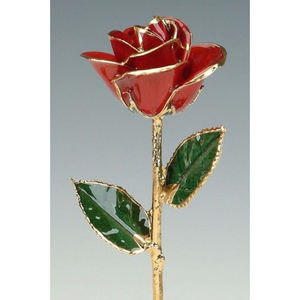 24k Gold Rose Flowers Home Decorative Flowers Latest Designer 24 Karat Gold Rose Best <b>Gift</b> for <b>Christmas</b> Birthday Wedding Use - Product Image 3