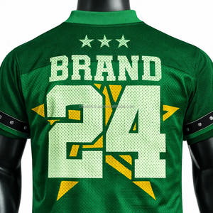 Maillot de football américain haut de gamme, uniforme d'équipe personnalisé élégant, maille respirante, confortable, durable, coupe ajustée, léger, athlétique - Product Image 6