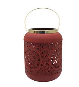 Farol Colgante de Hierro Estilo Clásico Aqua de Lujo, Portavelas Hecho a Mano Personalizado, Maravilloso Decorativo Metálico para el Hogar, Portátil - Product Image 2