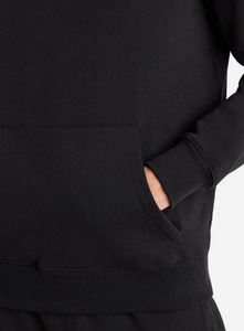 Personnalisé Posséder Votre logo Imprimer Coupe Ample Poids Lourd Surdimensionné Thermique Noir Hoodie Uni de Haute Qualité Hoodies Terry Fleece Hoodie - Product Image 3