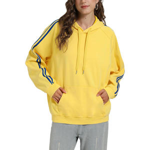 Sweat à capuche unisexe en coton 100% délavé à l'acide, logo personnalisé, poche surdimensionnée, respirant, automne, lettre en polaire, haute qualité - Product Image 4