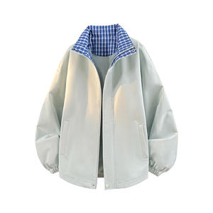 OEM custom logo embroidery printed design new retro casual jacket couple fashion versatile jacket - Product Image 4