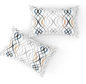 Ensemble de draps de lit 3 pièces en coton de qualité élégante Impression florale solide Style classique Confortable et idéal pour les cadeaux - Product Image 1