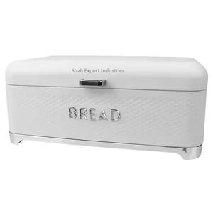 Kitchenware Metal Box Creamer <b>Pot</b> Cookies and Bread Box Bin Handmade Deep Bread Bin <b>With</b> <b>Lid</b> in Black Finished - Product Image 5