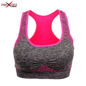 Soutien-gorge de sport pour femmes avec logo personnalisé Soutien-gorge de sport sexy à dos croisé Plus Size Ladies Yoga Crop Top Soutien-gorge de sport à impact élevé - Product Image 4
