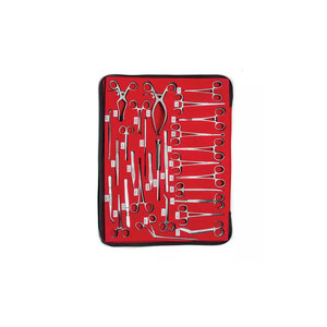 El Kit de instrumentos quirúrgicos generales incluye fórceps de abrazadera de soporte de aguja y juego de instrumentos quirúrgicos de tijeras quirúrgicas - Product Image 3