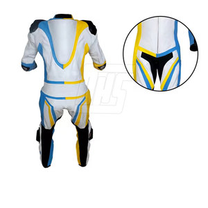 Venta caliente Ropa deportiva Material de cuero de alta calidad Mejor diseño Trajes de moto ligeros - Product Image 6