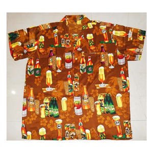 Botella de cerveza de diseño Hawaiano, vajilla suelta para fiesta en la playa, camisa hawaiana de la India, último diseño, 2023 - Product Image 1