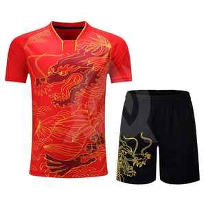 100% Polyester sur mesure Tennis uniforme séchage rapide adulte équipe Sublimation imprimé Tennis maillot hommes courts Tennis vêtements - Product Image 4
