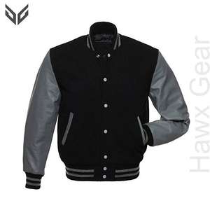 Veste Letterman de style High-Street pour hommes personnalisée avec logo en toile de laine de haute qualité pour l'hiver vêtements d'extérieur bas quantité minimale de commande - Product Image 4