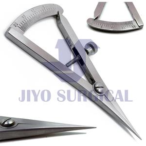 Instrumentos de medición de Castroviejo quirúrgico, calibrador de Vista ocular para izquierda y recta, 20mm, aprobado por la CE, hecho en Pakistán - Product Image 3