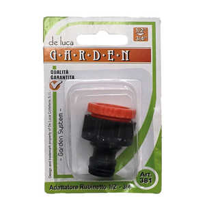 Adaptador de plástico para grifos de 3/4 y 1/2 pulgadas - Product Image 1