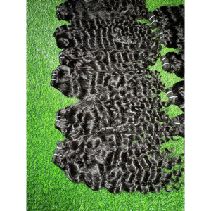 Wholesale Factory Price Indian Human Hair <b>Extensions</b> Indian Curly Textures Remy Grade <b>Cheap</b> Remy Hair Bundles - Product Image 4