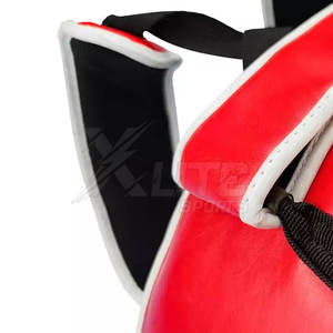 Protège-poitrine d'entraînement en cuir pour arts martiaux – Protection corporelle absorbant les chocs, respirante et conçue pour la sécurité - Product Image 6