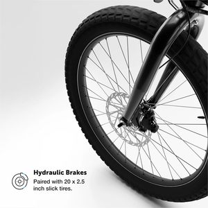 จักรยานไฟฟ้า Lite 2.0 | จักรยานพับผู้ใหญ่-น้ำหนักเพียง49lbs | ระยะ45ไมล์พร้อมคันเหยียบ5ระดับ | 20mph - Product Image 3