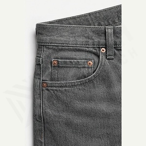 Mens Jeans Regular Fit Straight Leg Basic <b>Denim</b> <b>Trouser</b> Pants Casual Skinny Formal Outwears Stylish Durable Customized Color - Product Image 5