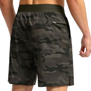 Shorts cargo pour hommes en tissu de toile, sublimation, respirant, séchage rapide, style décontracté, look moderne - Product Image 5
