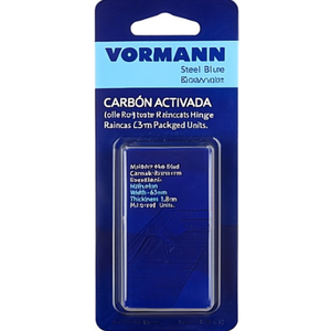 VORMANN Steel Blue Zinc-Plated Rolled Strong Square-Edged <b>Raincoats</b> Hinge Height 63mm Width 63mm Thickness 1.8mm Packaged Units - Product Image 3
