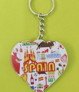 DAFNI BIG PAZAR Printed Artificial Leather <b>Keyring</b> in Various Shapes and Images Model Number 51 - Product Image 4