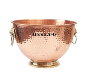 Ensemble avantageux de bols de service de nourriture de conception de 2 bols de chocolats de cuivre martelés pour l'usage à la maison d'hôtel - Product Image 3