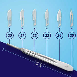 Fait sur mesure meilleur prix de gros manche de scalpel chirurgical avec poignée ronde/meilleure vente de poignée de scalpel réutilisable - Product Image 5