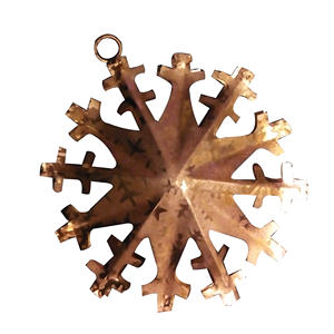 Artesanía India Nuevo diseño 2025 Diseño de metal Decoración navideña de alta calidad Colgante Producto estándar superior Artículo al por mayor - Product Image 5