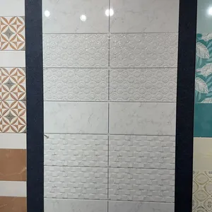 Ubin dinding Interior 300X600 desain modern dekorasi ubin dinding keramik mengkilap untuk kamar mandi dan Dapur dengan India