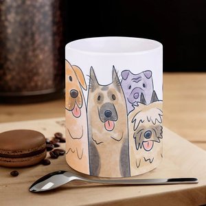Tazza di ceramica bianca personalizzata tazza di caffè personalizzato, regalo fai da te per la casa e l'ufficio, noi locale POD - Product Image 5