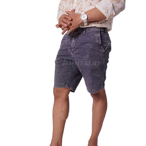 Custom Design Casual All Size High Quality Acid Wash <b>Men</b> <b>Shorts</b> Elastic Waist Cotton Quick Dry Breathable - Product Image 1