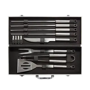 Custom 12-Piece BBQ <b>Tool</b> Set Premium <b>Case</b> Merchandising - Product Image 4