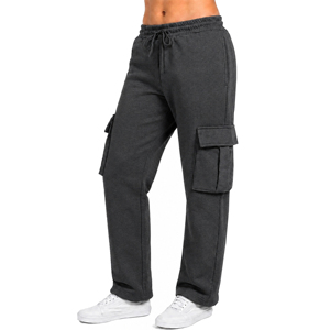 Women's Breathable Loose Fit Mid Waist Casual Fleece Lined <b>Jogger</b> Sweatpants with Velcro Cargo Pockets (S-5XL) - Product Image 3
