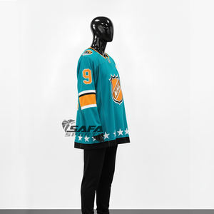 Maillot de hockey sur glace personnalisé de Toronto, 100% polyester, chemises brodées pour hommes, uniforme cousu, vêtements de sport # 34 Matthews - Product Image 4