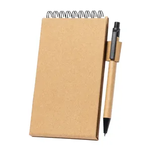 Quaderno Promozionale Sostenibile con Foglietti Adesivi Pyrus - Strumento di Merchandising Eco-Friendly - Product Image 1